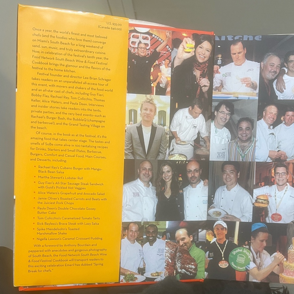 Food Network NEW South Beach Wine & Food Festival Cookbook Hardcover - Picture 6 of 13